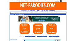 Desktop Screenshot of net-parodies.com