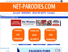 Tablet Screenshot of net-parodies.com